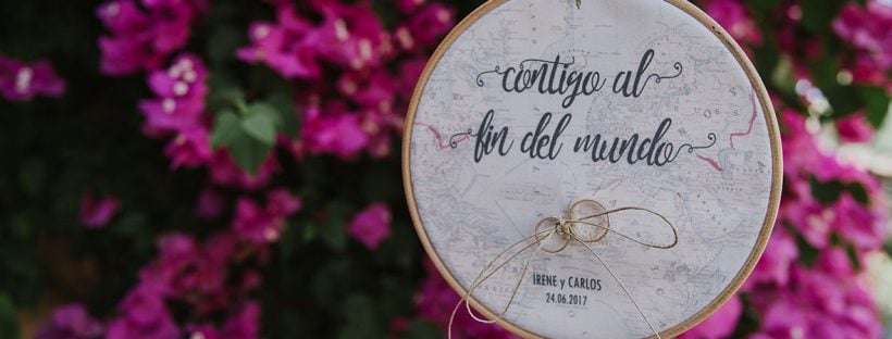 Irene yCarlos: una boda de tematica viajera en mallorca