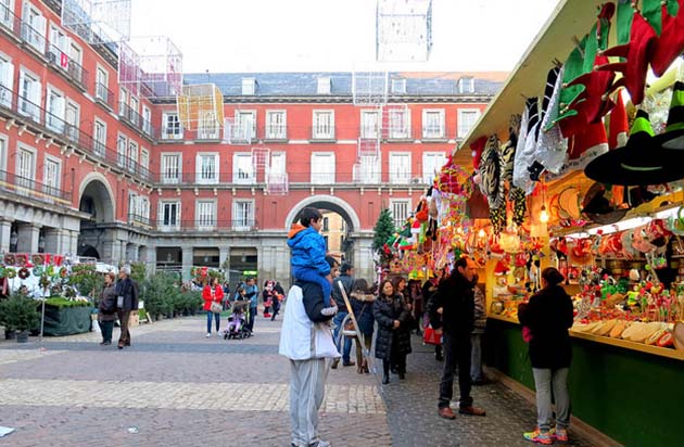 Escapada al mercado navideño de Madrid