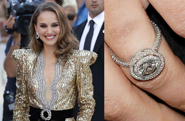 Los anillos de compromiso de las celebrities- Natalie Portman