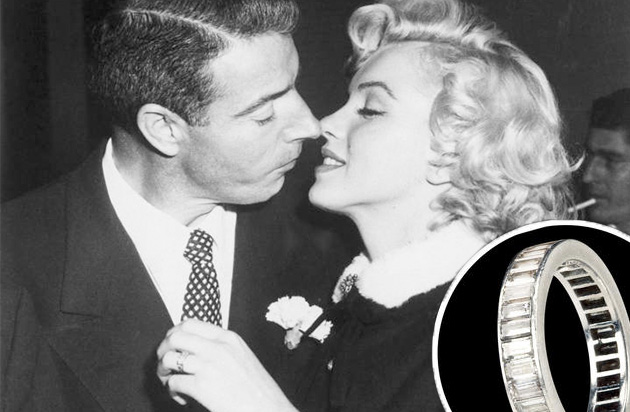 anillos de compromiso de las celebrities- Marilyn Monroe