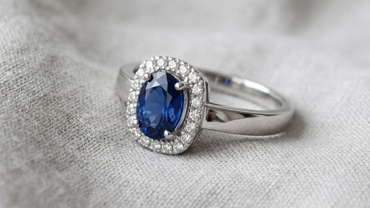 Anillo de compromiso halo